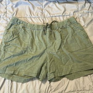 Lane Bryant size 20 green cargo shorts - never worn (no tags)